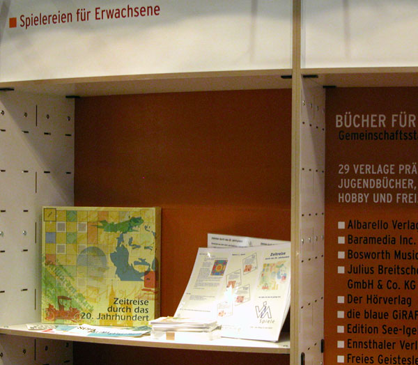 Präsentation am Stand der Nürnberger Buchmesse