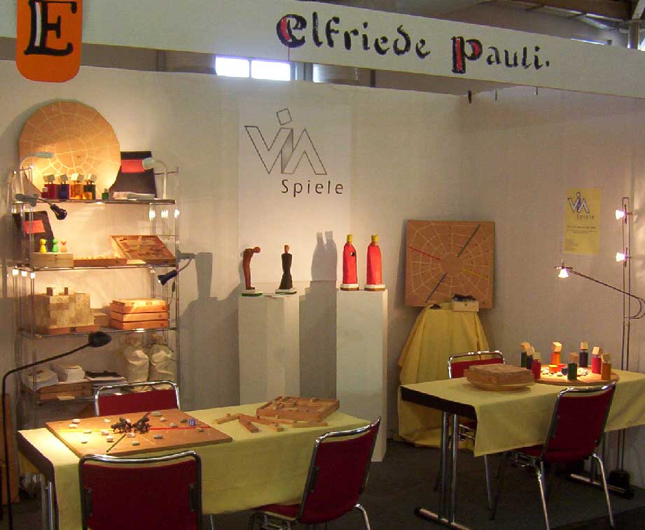 CREATIVA Dortmund,  Stand VIA-Spiele Verlag Elfriede Pauli