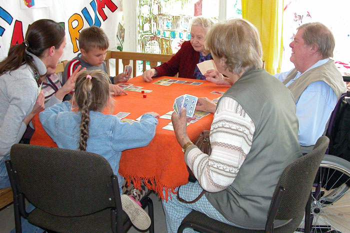 Bingorelle Café im Mehrgenerationen Haus Wasserburg, Okt. 2007